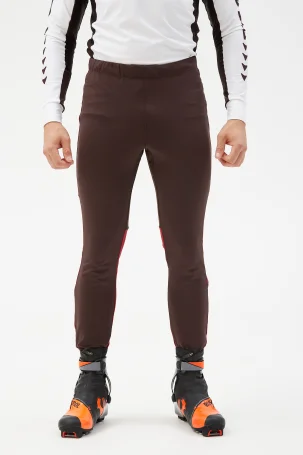 Тайтсы Bivium "СноуРан" муж. бордовый_кофейный