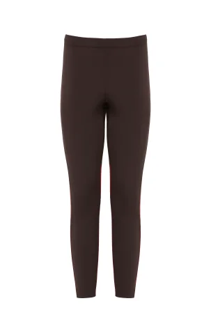 Тайтсы Bivium "СноуРан" муж. бордовый_кофейный