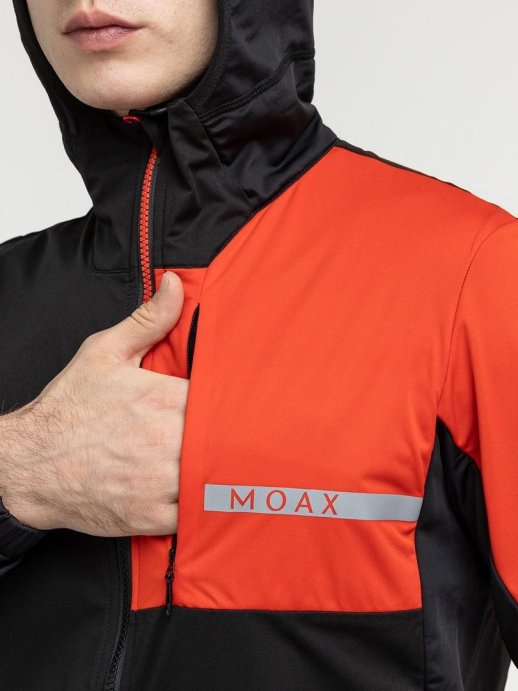 Куртка с капюшоном MOAX Dickson Wind муж. MX314221/80750 магма