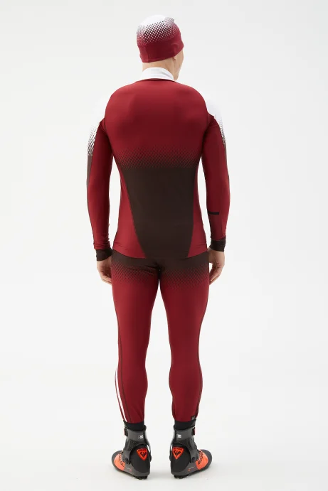 Костюм гоночный Bivium д/муж. &quot;Энергия 2.0&quot; коричневый_бордовый