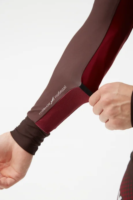 Костюм гоночный Bivium д/муж. &quot;Энергия 2.0&quot; коричневый_бордовый