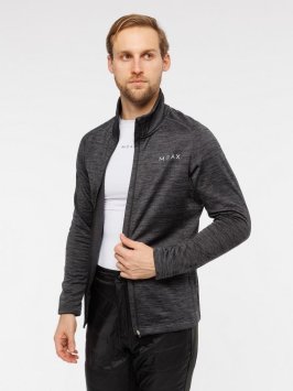 Термокофта на молнии Sport Tech муж. MX215231/10005 угольный