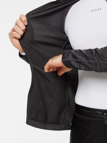 Термокофта MOAX на молнии Sport Tech муж. MX215231/10005 угольный