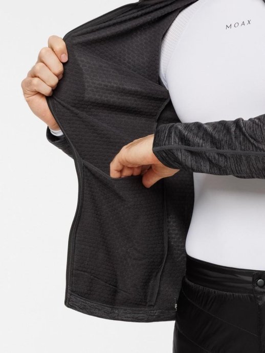 Термокофта на молнии Sport Tech муж. MX215231/10005 угольный