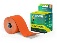 Кинезиотейп RaveTape BASE 5×5 Оранжевый (ORANGE) RVTB-ORN-55