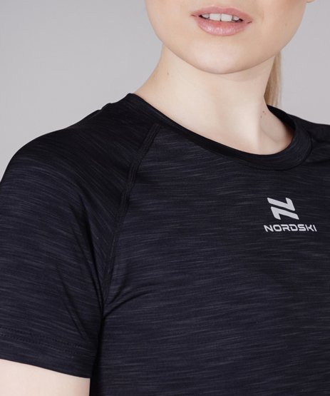 Футболка Nordski Pro Black W NSW421100 в Мурманске