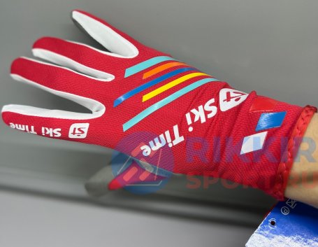 Перчатки лыжероллерные Ski Time красн. S1901 NEW
