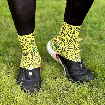 Защитные гетры для бега GAMASH (Doodle moodle)