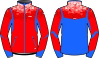 Куртка KV+ TORNADO jacket red\blue 22V104.32