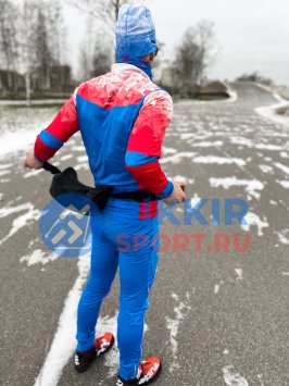 Куртка KV+ TORNADO jacket red\blue 22V104.32
