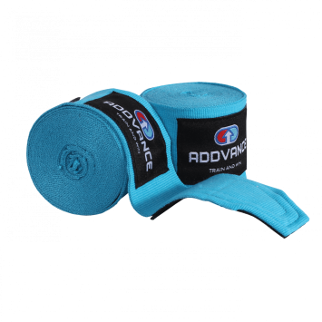 Бинт для бокса ADDVANCE COMBAT 3,5м (эластик, Синий)