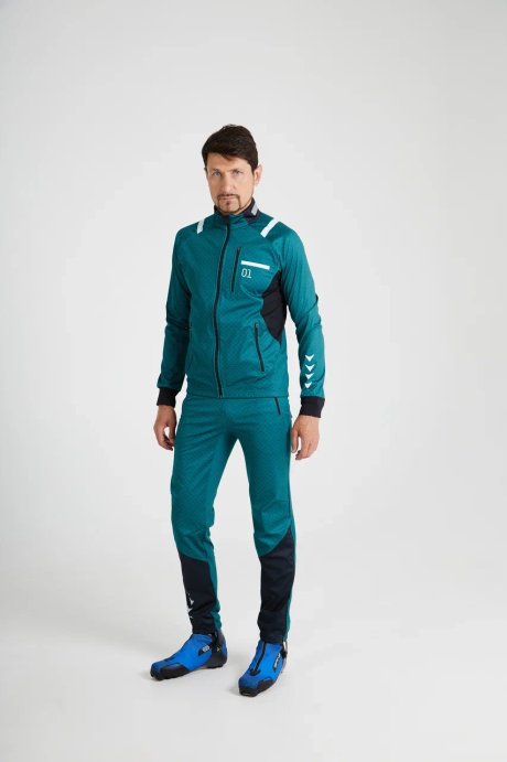 Куртка разминочная КОМАНДНАЯ ЛИНИЯ Баланс муж. SJK201M-0301 зеленый черный в Твери