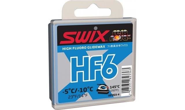 Парафин SWIX HF6X Blue  -5C/-10C 40 гр