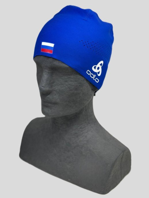 Шапка Odlo Move Light Russia синяя 772000/RUS14/blue