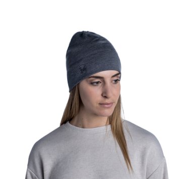 Шапка Buff Merino Migweight Hat Multistripes Graphite 118008.901.10.00