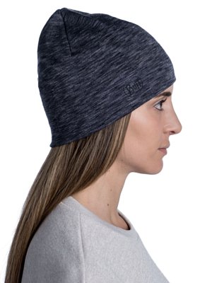 Шапка Buff Merino Migweight Hat Multistripes Graphite 118008.901.10.00