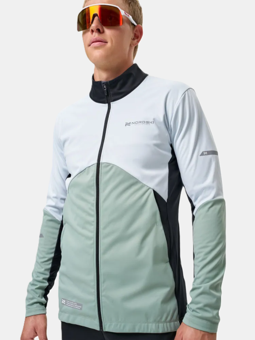 Тренировочная куртка Nordski Pro 2.0 Pearl Blue/Ice Mint/Black NSM609027