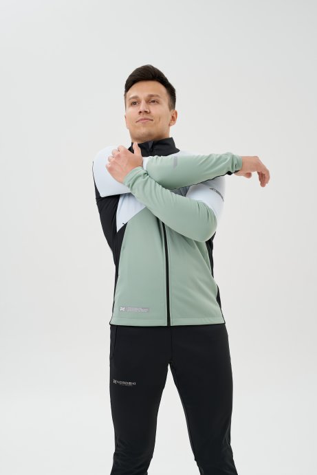 Тренировочная куртка Nordski Pro 2.0 Pearl Blue/Ice Mint/Black NSM609027