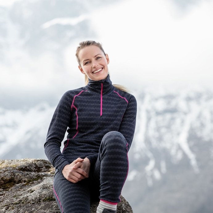 Термофутболка ULVANG 50Fifty 2.0 с воротн. жен. 58396/11723 гранит микст в Твери