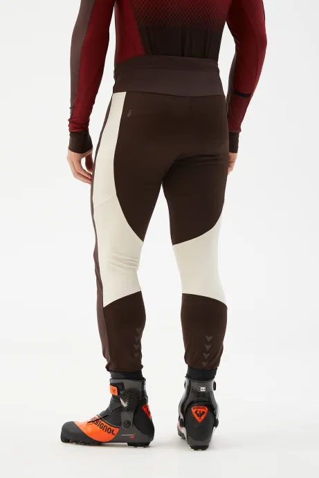 Тайтсы Bivium &quot;СноуРан&quot; муж. молочный_кофейный