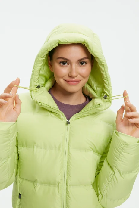 Куртка пуховая Bivium д/жен. &quot;Zefy&quot; лаймовый