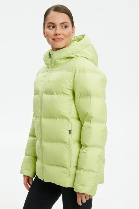 Куртка пуховая Bivium д/жен. &quot;Zefy&quot; лаймовый