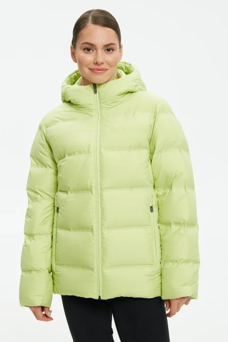Куртка пуховая Bivium д/жен. &quot;Zefy&quot; лаймовый