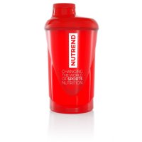 Шейкер Nutrend 600мл Красный