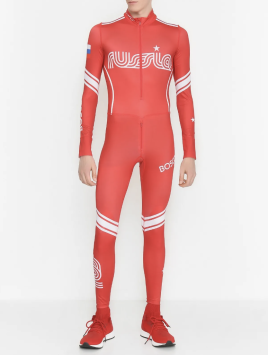 Гоночный костюм BOSCO сборной России слитный бордо.