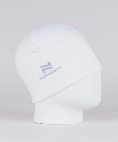 Тренировочная шапка Nordski Jr.Warm White NSJ238001 (S)