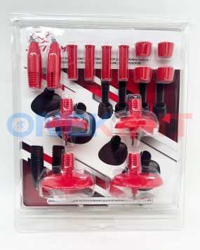 Лапки быстросьемные SKI TIME Sphere 3 пары Red