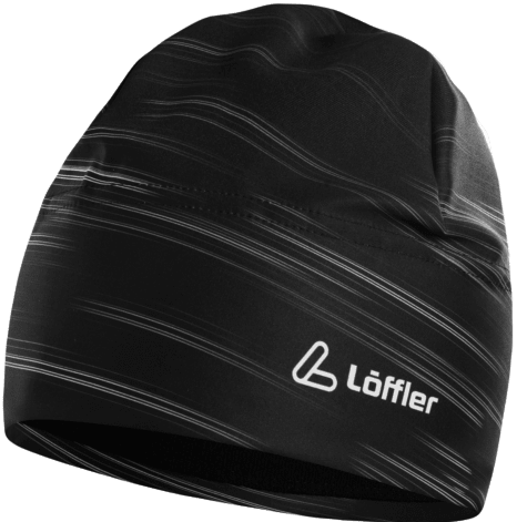 Шапка LOFFLER SNOWFALL black EL28233-990