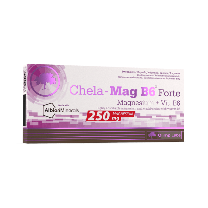 Хелатный магний Б6 Chela-Mag B6 Forte OLIMP 60 кап.