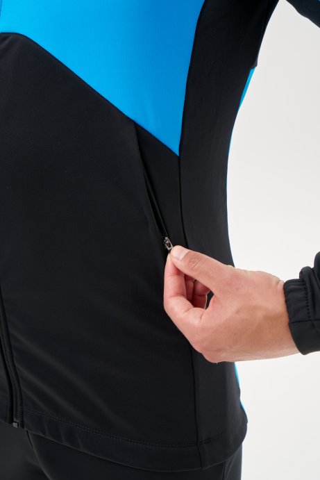 Тренировочная куртка Nordski Pro 2.0 Light Blue/Black NSM609284