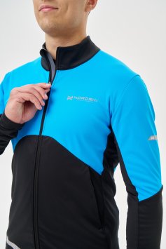 Тренировочная куртка Nordski Pro 2.0 Light Blue/Black NSM609284