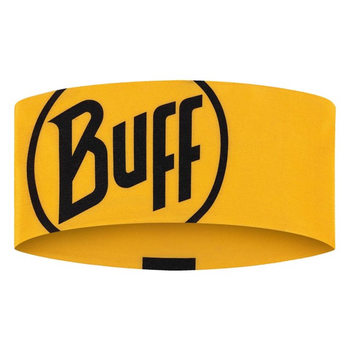 Повязка Buff Coolnet Uv Wide Headband Logo Yellow 137159.114.10.00