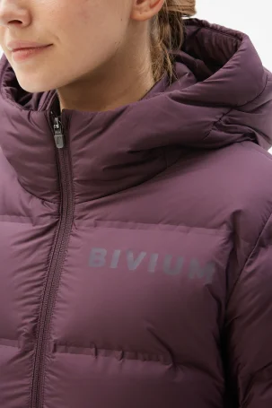 Куртка пуховая Bivium д/жен. "Zefy" сливовый