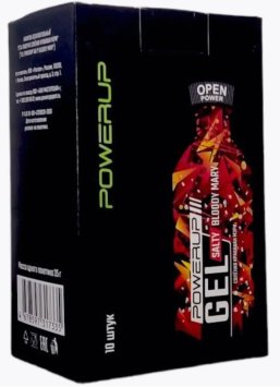 Гели POWERUP 10шт по 35 гр. (Кровавая Мэри)