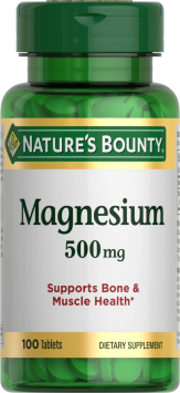 Магний Natures Bounty Magnesium 500 мг, 100 табс.