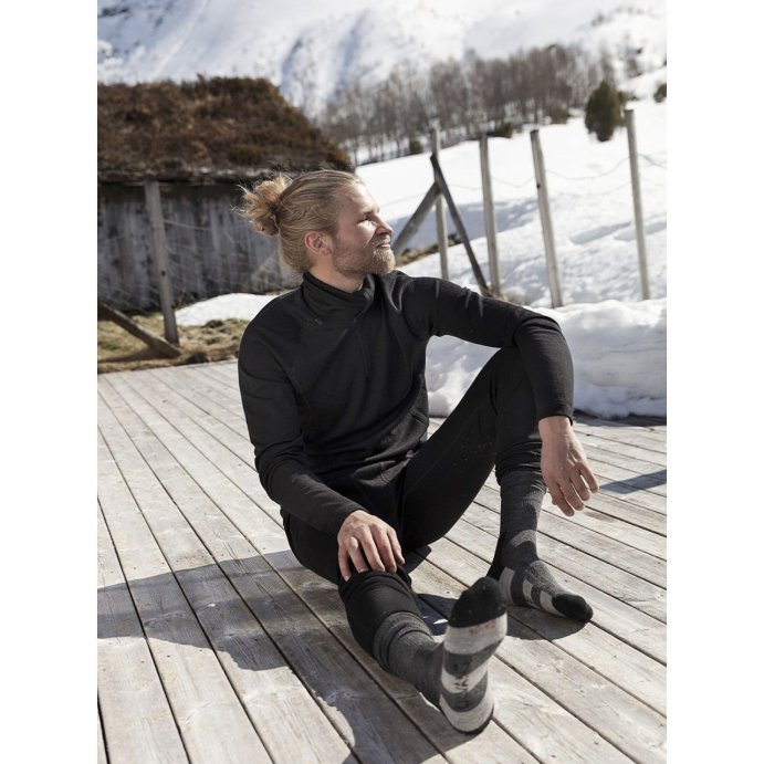 Термофутболка ULVANG 50Fifty 2.0 с воротн. муж. 57391/10074 черный в Твери