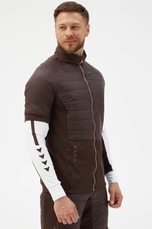 Жилет утепленный Bivium "Комфорт" муж. коричневый