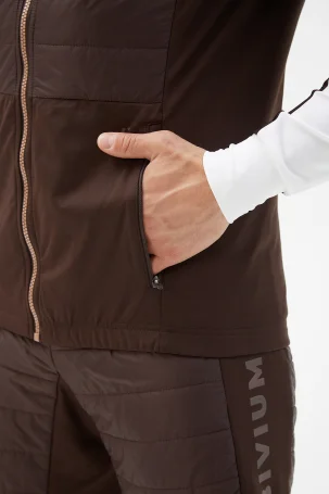 Жилет утепленный Bivium "Комфорт" муж. коричневый