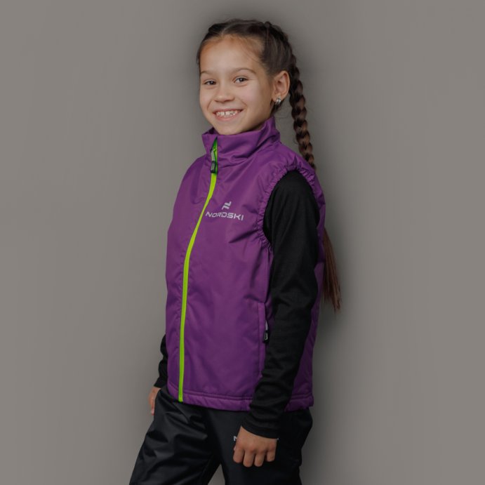 Жилет утепленный Nordski Kids Motion Purple NSK503733