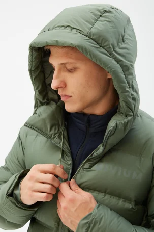 Куртка пуховая Bivium д/муж. "Gelu" зеленый