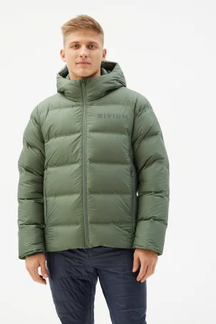 Куртка пуховая Bivium д/муж. "Gelu" зеленый