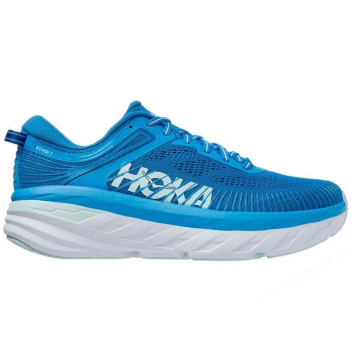 Кроссовки Hoka M BONDI 7 Ibiza Blue / Blue Grass в Твери