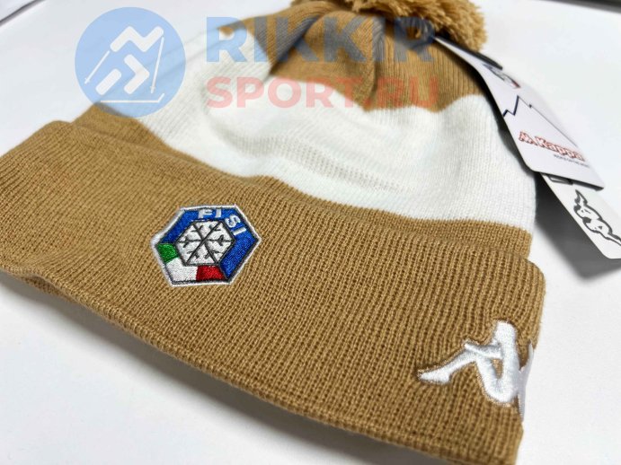 Шапка Kappa K0205 бежев.-бел. в Мурманске