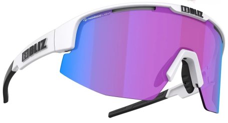 Очки Bliz Matrix Small Matt White/Violet Blue Multi Nordic Light I52207-04N