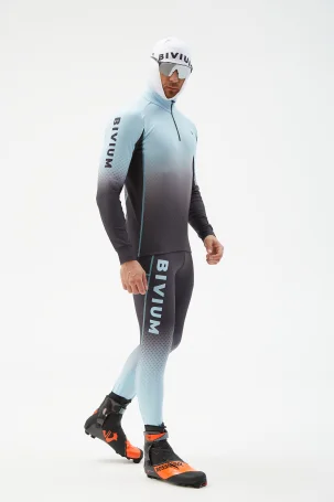 Костюм гоночный утепл. Bivium "Энергия 2.0" муж. коричневый_голубой