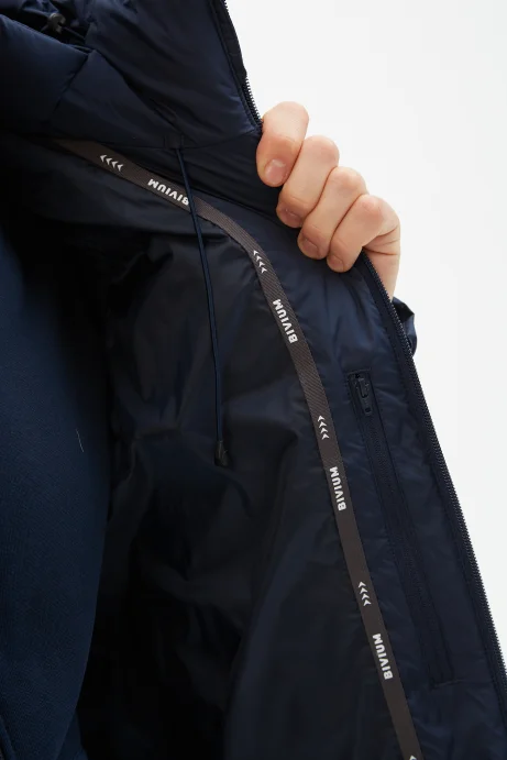 Куртка пуховая Bivium д/муж. "Gelu" синий в Твери